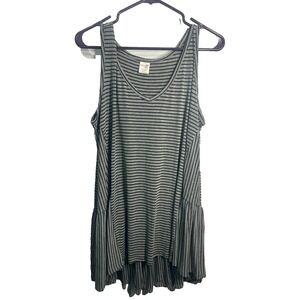 terra & sky womens sleeveless tank top long shirt plus size 0X 14w